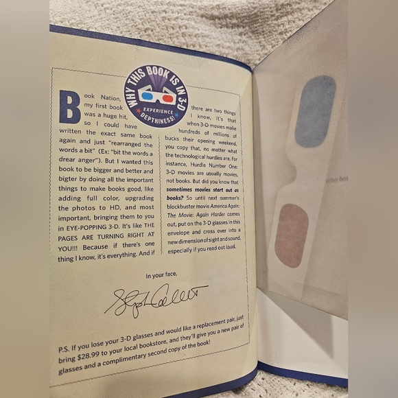 America Again Stephen Colbert Hardcover Book - Picture 3 of 7